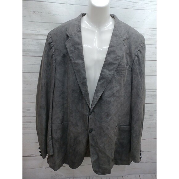 Christian Brooks Charcoal Gray Blazer Jacket Sport Coat Mens Sz 42 R - Picture 1 of 9